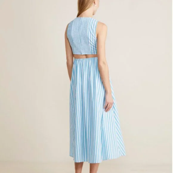 $198 NWT Women’s Vineyard Vines Cutout Maxi Dress – Size 8 - Picture 6 of 9
